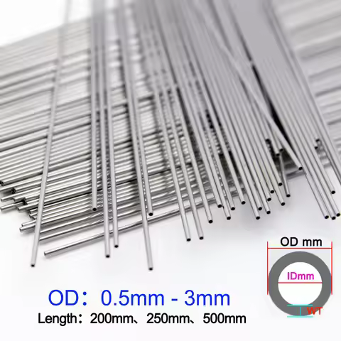304 stainless steel precision Capillary pipe Seamless Straight tube 0.5x0.3mm 0.8x0.6mm 2x1mm 3x2mm 