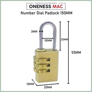 3Unit Number Dial Padlock Passcode Lock
