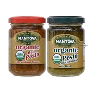 MANTOVA Organic Pesto (Basil Pesto | Red Pesto) (140g) [SG]