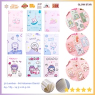 [1 Book] Notebook notepad stitching stitching thickened thread simple A5 B5 copy soft large cute Kor