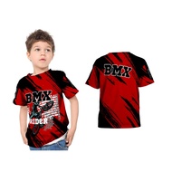 BMX Bike Rider Full Print Jersey Child T-shirt