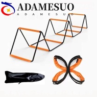 ADAMESUO Agile Ladder, Orange Foldable Soccer Speed Ladder, Durable Instant Set-up Carbon Steel Mult