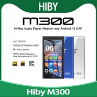 HiBy Digital M300 Android 13 Music Player MP3 HiFi Audio Bluetooth WiFi USB DAC DSD FM Radio Dual Mi
