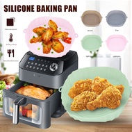 TTMU 💞（Original）💞 Multipurpose Air Fryer Silicone Insulation Mat Baking Tool Oven Defense Easy To Clean Oil-proof Pan Tray