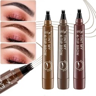 4 Points Eyebrow Pen Eyebrow Tattoo Pen Microblading Eyebrows Pen Waterproof Liquid Eyebrow Pencil L