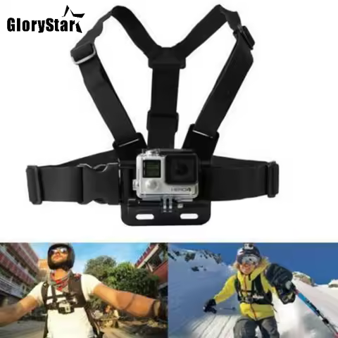 Chest Strap Mount Belt for Gopro Hero 10 9 7 65 Xiaomi Yi 4K Go Pro SJCAM SJ4000 Action Camera Chest