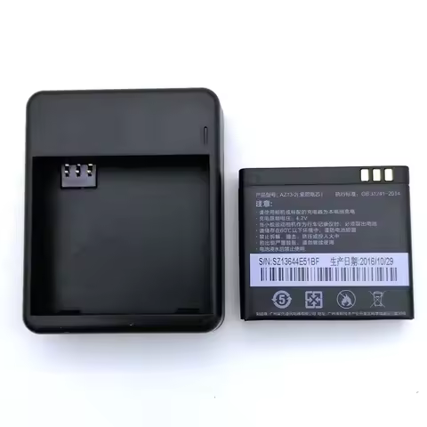 YI Az13-2 Battery Camera Accessories Battery Charger Spare Power 990 mAh Battery Charging For Xiaomi