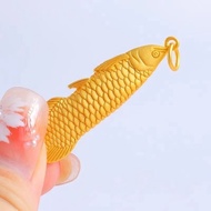 4.27c Niche Golden Fashion Genuine Hanging Domineering High-Value Face Transfer Golden Arowana Penda