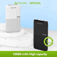 BAVIN PC097 10000mAh Mini Size Power Bank Universal Dual 2.0A USB Port and Dual 2.0A Input for Micro