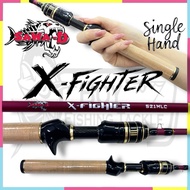 2025 SAWA-D X-FIGHTER SINGLE HAND BAITCASTING ROD RANDUK TANTO GUNCAST LUNASTICK FISHING ROD SAWAD