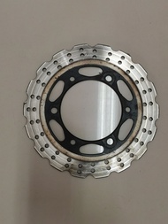 จานดิสเบรคหน้า จานดิสเบรคหลัง Z250 Kawasaki มือ2 อะไหล่แท้ศูนย์ คาวาซากิ