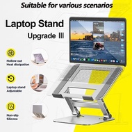 Aluminum Laptop Stand Foldable Height Cooling Stand Of Suitable For Laptops Up To 17.3 Inches