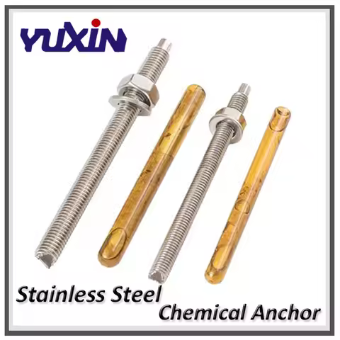 1-5pc M8 M10 M12 M14 M16 304Stainless Steel Chemical Anchor Ten Times The Tensile Chemical Expansion
