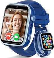 Children's Smartwatch with Video Call and Phone, Children's Watch with GPS Voice Chat, Whatsapp, WiF