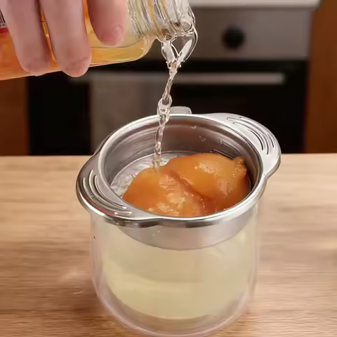 Stainless Steel Tuna Can Strainer Food Can Strainer Tuna Can Strainer Press Canning Colander Can Fil