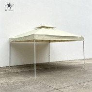 [Fenteer] Replacement Gazebo Canopy Protection Double Tier Canopy Top Waterproof Gazebo Roof Cover f