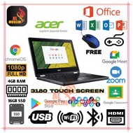 Acer Spin R751T-C5P3///Intel Celeron N3350 1.10GHz// Memory : 4GB/SSD 32GB/Touchscreen👉360 Degree Hi