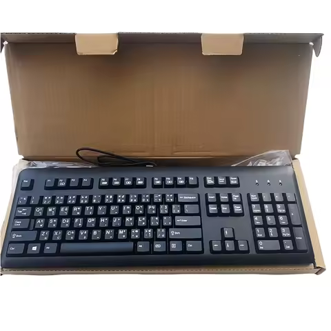 Thai layout USB wired Keyboard KU1156 for HP Desktop computer office keyboard