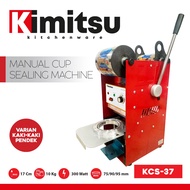 MESIN Kimitsu - Premium Manual Cup Sealer Machine - Manual Press Cup Plastic Cups Up to 22oz KSC 37 