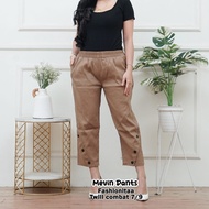 mevin pants celana wanita terbaru bahan twill streat halus dan melar