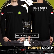 IPI T-Shirt Indonesian Anesthesia Association Free Name Long Sleeve DB Distro T-Shirt