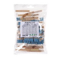 1/4W 1/2W 1W 2W 3W Resistance Set 1% Metal Film Resistor Assortment Kit 1K~820K 0.1R~750R 10K 6.8R 7