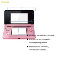 Picbliss 2pc Screen Protector Explosionproof Film for 3DS Scratchproof Film Shatterproof