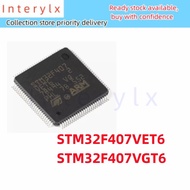 1pcs/lot STM32F407VET6 STM32F407VGT6 STM32F407 VET6 STM32F407 VGT6 QFP-100 ARM Cortex-M4 32-Bit Micr