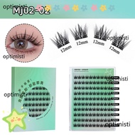 OPTIMISTI Self Adhesive Eyelashes, Self Adhesive Soft Lash Individual Clusters Glue-free Lashes, Han