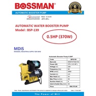 BOSSMAN Automatic Water Booster Pump 0.5HP (370W) BPS-139 ( Super Value And Quality Products )