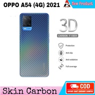 Garskin OPPO A54 (4G) 2021 Back Screen Protector Skin Carbon OPPO A54