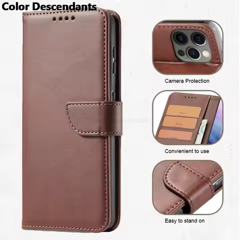Luxury Wallet Magnetic Buckle Flip Leather Case for Nokia 1.3 1.4 2.3 2.4 3.4 5.3 5.4 Cover Business