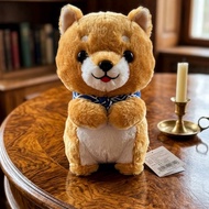 Genuine AMuse - shiba amuse dog wearing cute teddy bear scarf 30cm(CH)