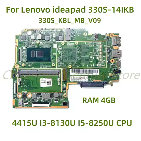 330S-KBL-MB-V09 motherboard suitable for Lenovo ideapad 330S-14IKB laptop with 4415U I3 I5 I7-8TH CP