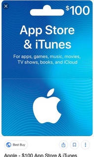 apple itune card