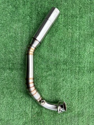 คอท่อเลส Zontes 350 e (ท่อเดิม) 1.3-2นิ้ว  ราคาถูก อะไหล่มอเตอร์ไซค์ อะไหล่แต่ง อะไหล่สวยงาม