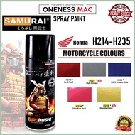 ''SAMURAI'' SPRAY PAINT (MOTORCYCLE COLOUR) HONDA SERIES H214# - H235# VARIABLE COLOR