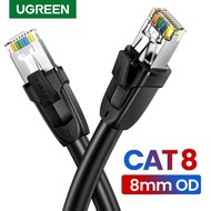 UGREEN  CAT8 Long Cable Ethernet Network Cable for Router Laptop( Round cable)