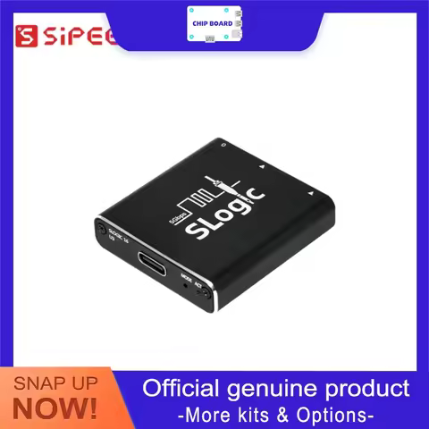 Sipeed SLogic16U3 USB3 Logic Analyzer with 16 Channels, 800MS/s Sampling and Adjustable Thresholds