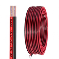 18 Gauge Wire 16.4FT/30FT/50FT/100FT, 2 Conductors Electrical Wire Red Black Cable, Flexible/Low Vol