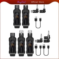 [MagiDeal] Transmitter Receiver for Dynamic Microphone 48V XLR Transmitter and Receiver for Guitar C