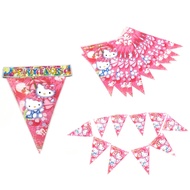 Hello Kitty Part Flag/Banderitas Theme Decorations