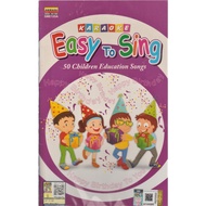 DVD Easy to Sing 50 Children Education Songs ( DVD + Songs Book )