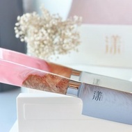 浪漫粉漾廚刀禮盒(送禮-可客製化)