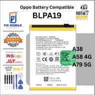 Battery compatible for Oppo A38 / A58 4G / A79 5G BLPA19 high quality battery replacement [ Fix Mobi
