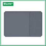 Spill Proof Coffee Mat Non-slip Coffee Mat Silicone Coffee Machine Mat Quick Dry Anti-slip Kitchen C