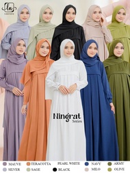 Dress Muslimah Syari Ningrat Series by Leenara - Gamis Abaya