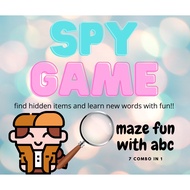 e-worksheet / ebook maze/spy/ hidden picture games pdf unlimited download 7combos in 1 set