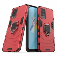 Magnetic Case Oppo A54 / A74 Casing Robot Iron Pelindung Hp
