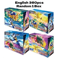 360PCS English Pokemon Crown Zenith Booster Trading Card Game 36 Packs / Box